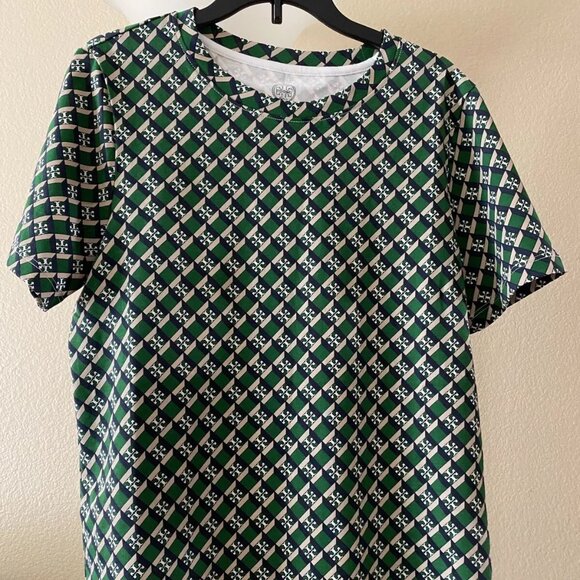 Tory Burch Women Green Logo T-SHIRT SIZE M - Picture 1 of 9